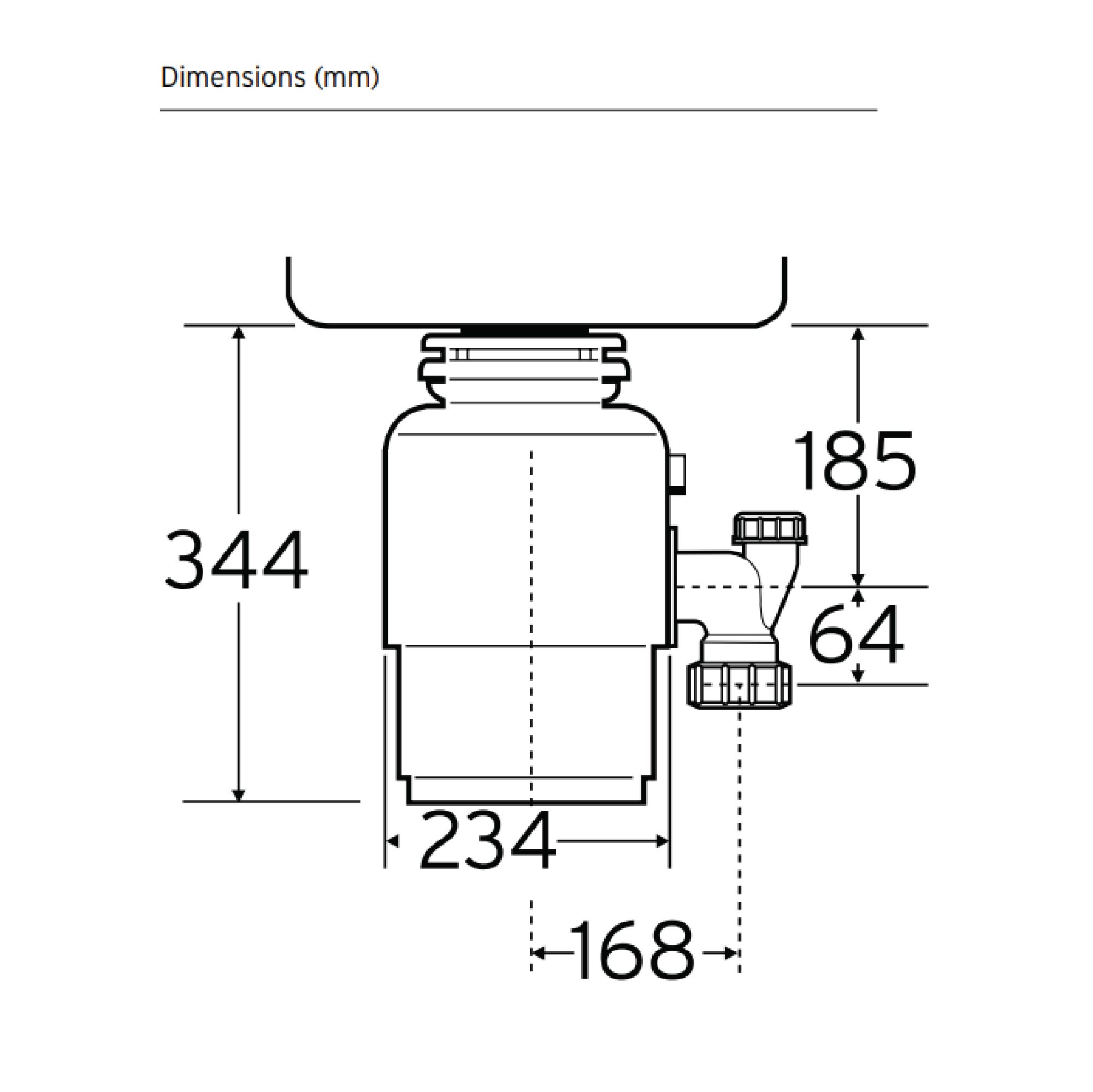 Insinkerator Waste Disposer / Disposal Evolution 200 1.0 HP - Image 2