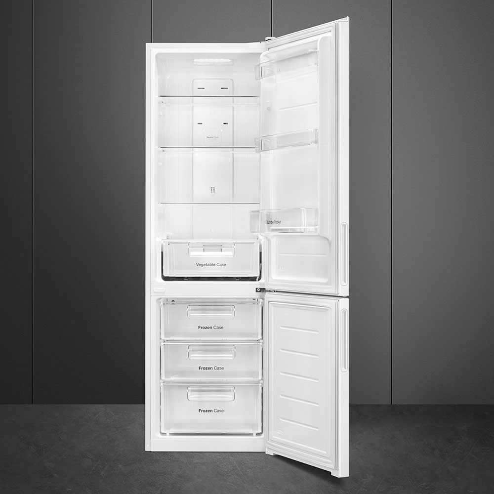Smeg 60CM Fridge White Series - Image 4