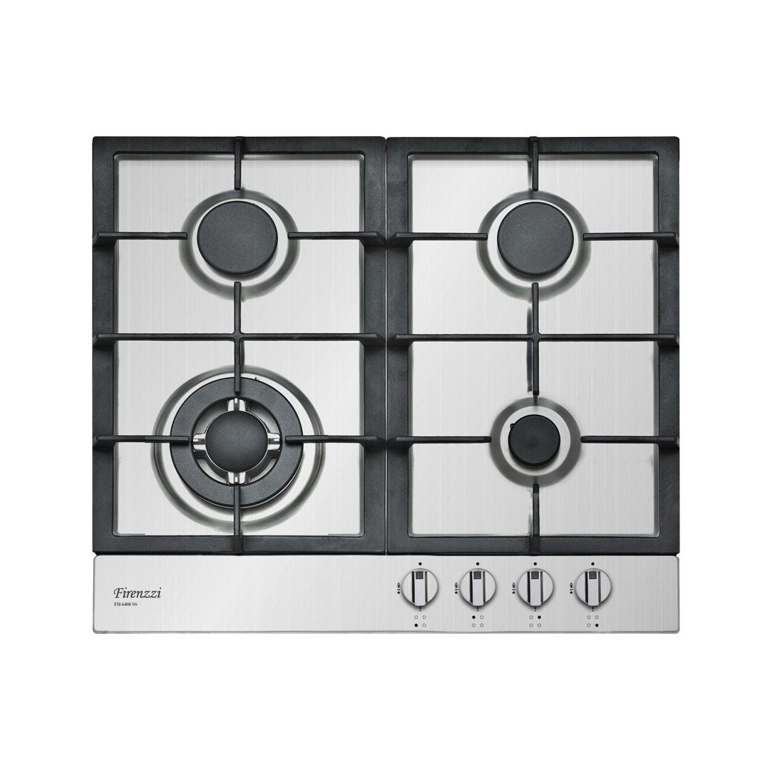 Firenzzi 60cm 4 Burners Stainless-Steel Gas Hob