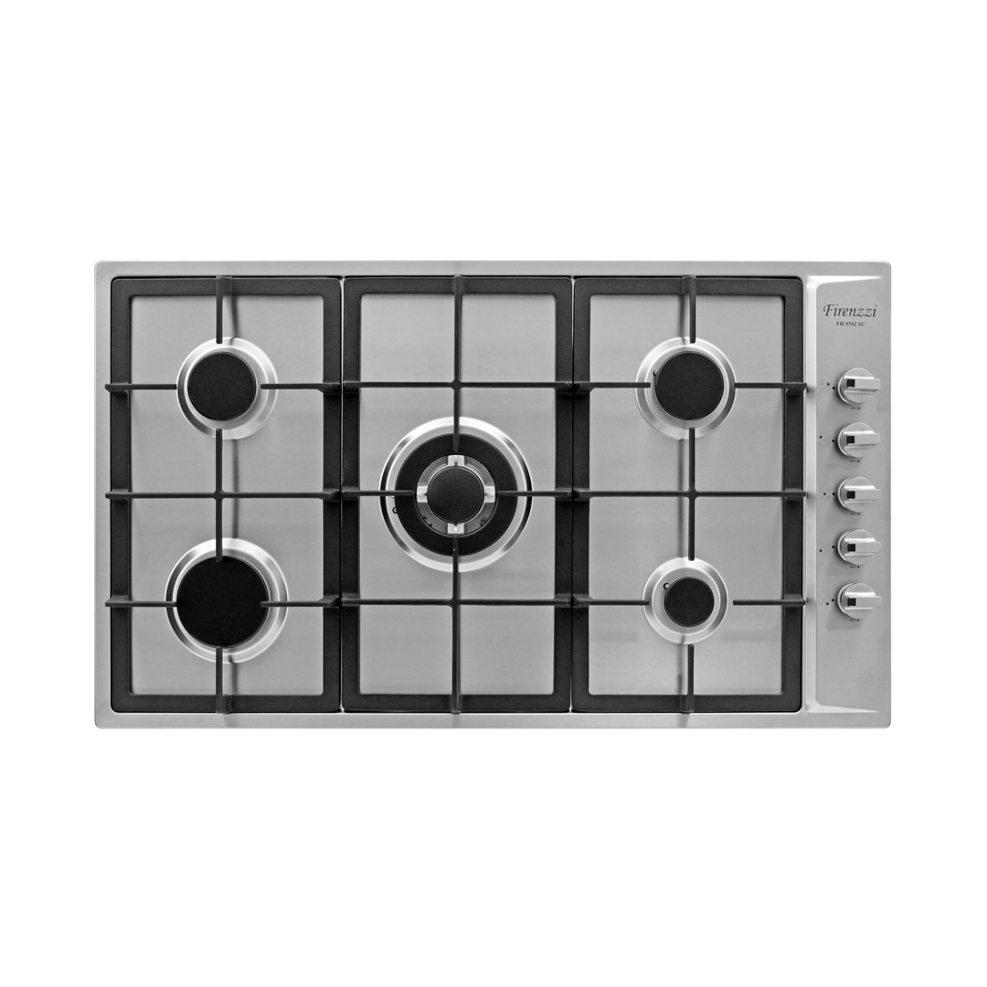 Firenzzi 90cm Stainless Steel 5 Burners Built- in Gas Hob