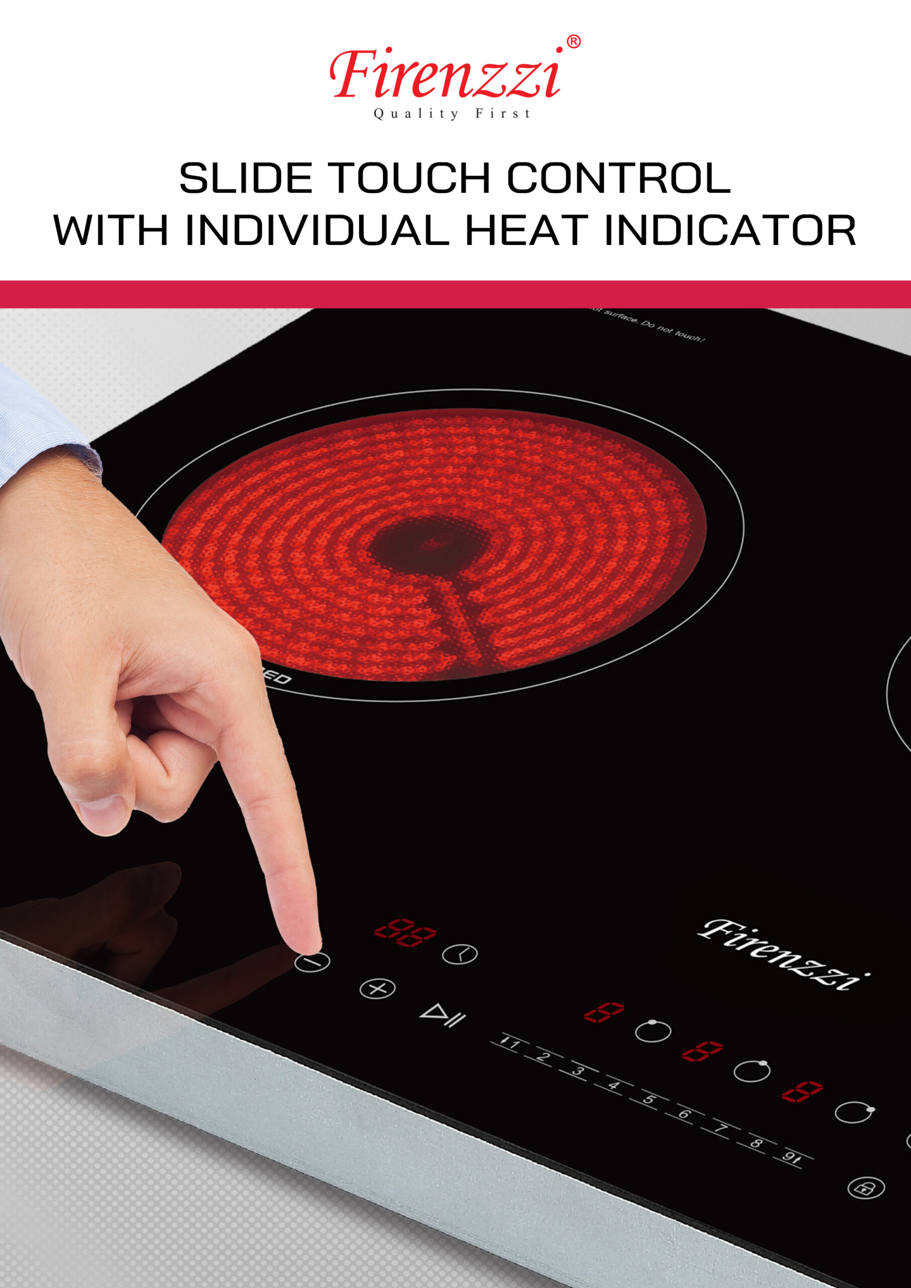 Firenzzi Glass Ceramic Hob - Image 5