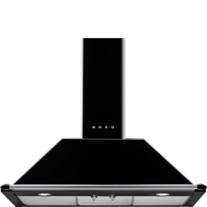 Smeg VICTORIA 90cm Chimney Hood - Black
