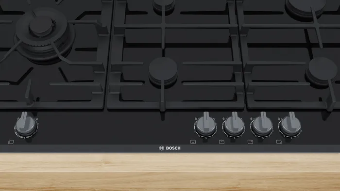 Bosch 90cm Series 8 Built-in Glass Gas Hob - Image 2