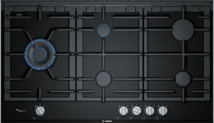 Bosch 90cm Series 8 Built-in Glass Gas Hob