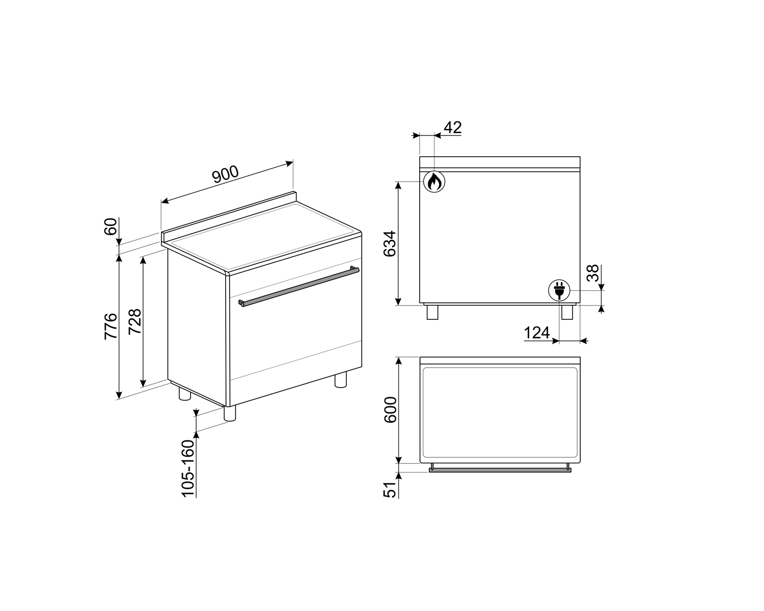 Smeg Rangecooker - Image 6