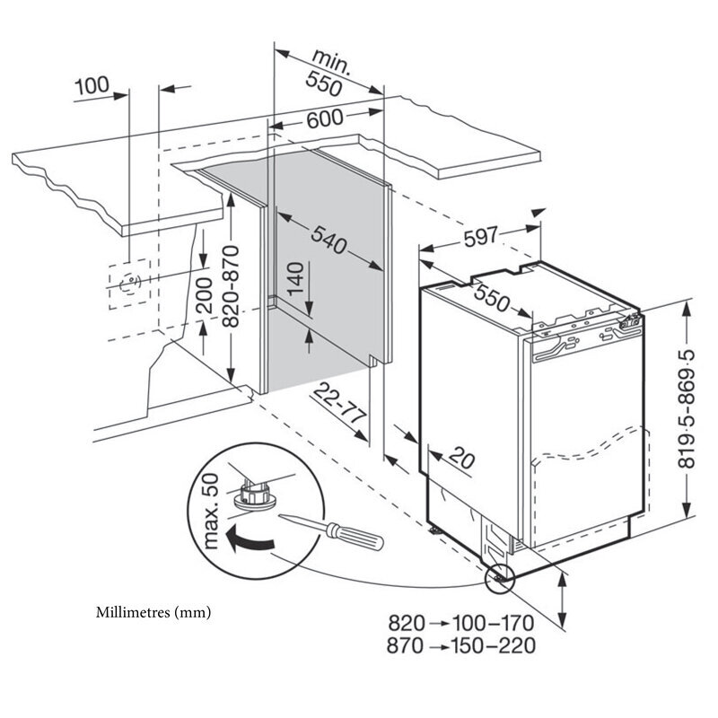 Liebherr Built-in Under Counter Freezer (Intergrated) - Image 3