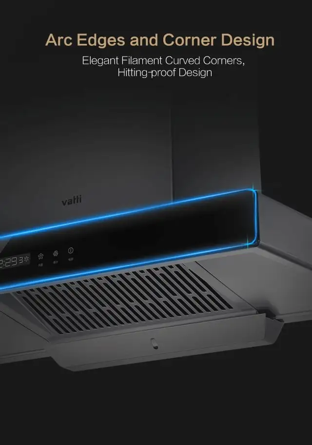 Vatti (1860m3/h) High Suction Power Auto steam clean Hood - Image 4