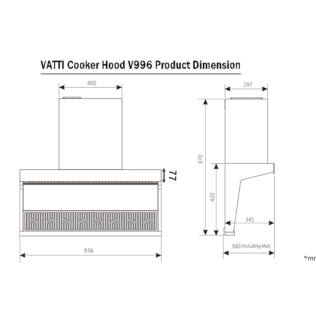 Vatti Range Hood - Image 4
