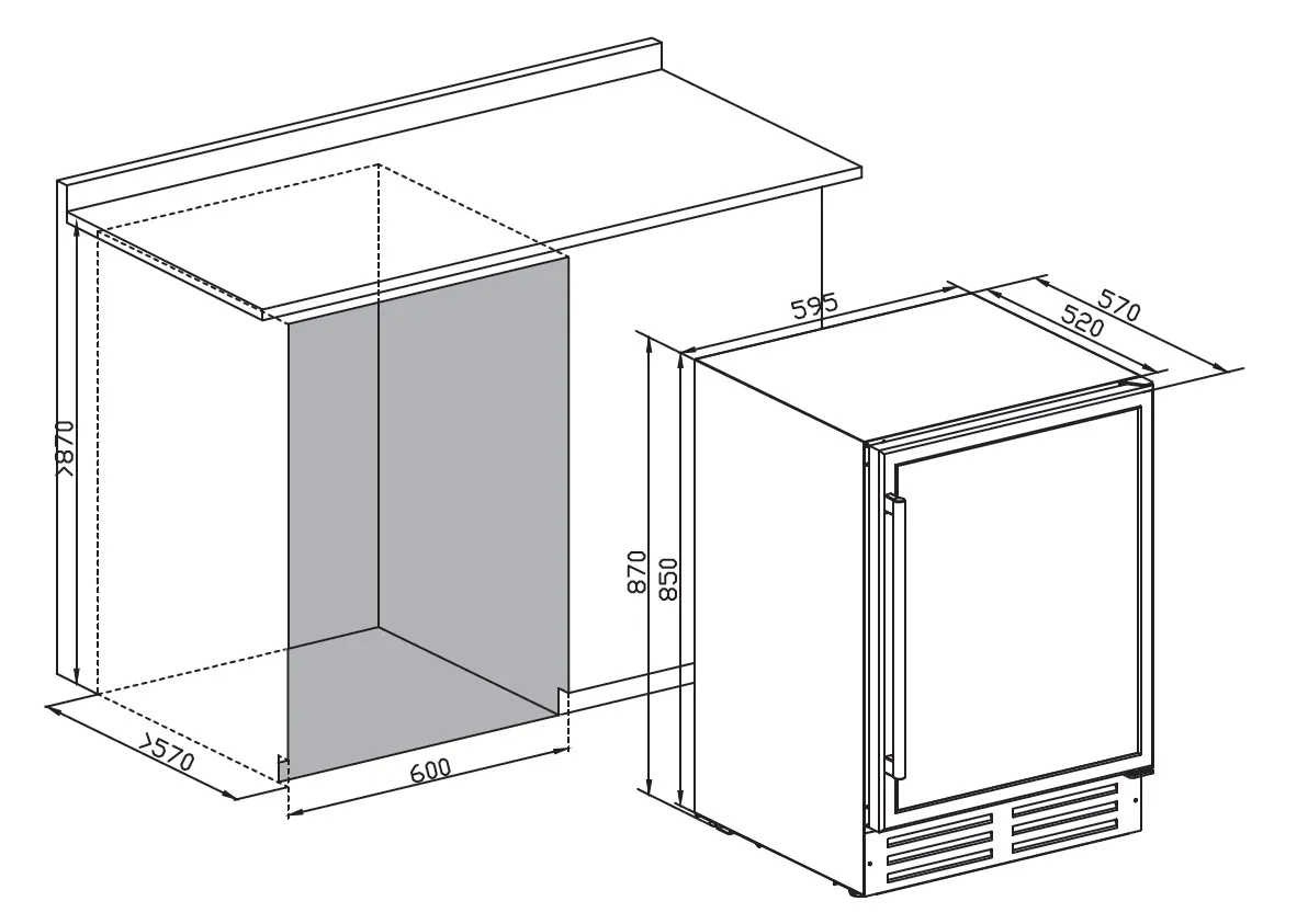 Forseti Wine Chiller (46 Bottles) - Image 2