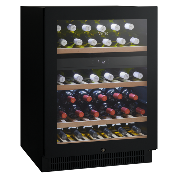 Vintec Noir Series 40/50 Bottles Dual Zone Wine Chiller - Image 2