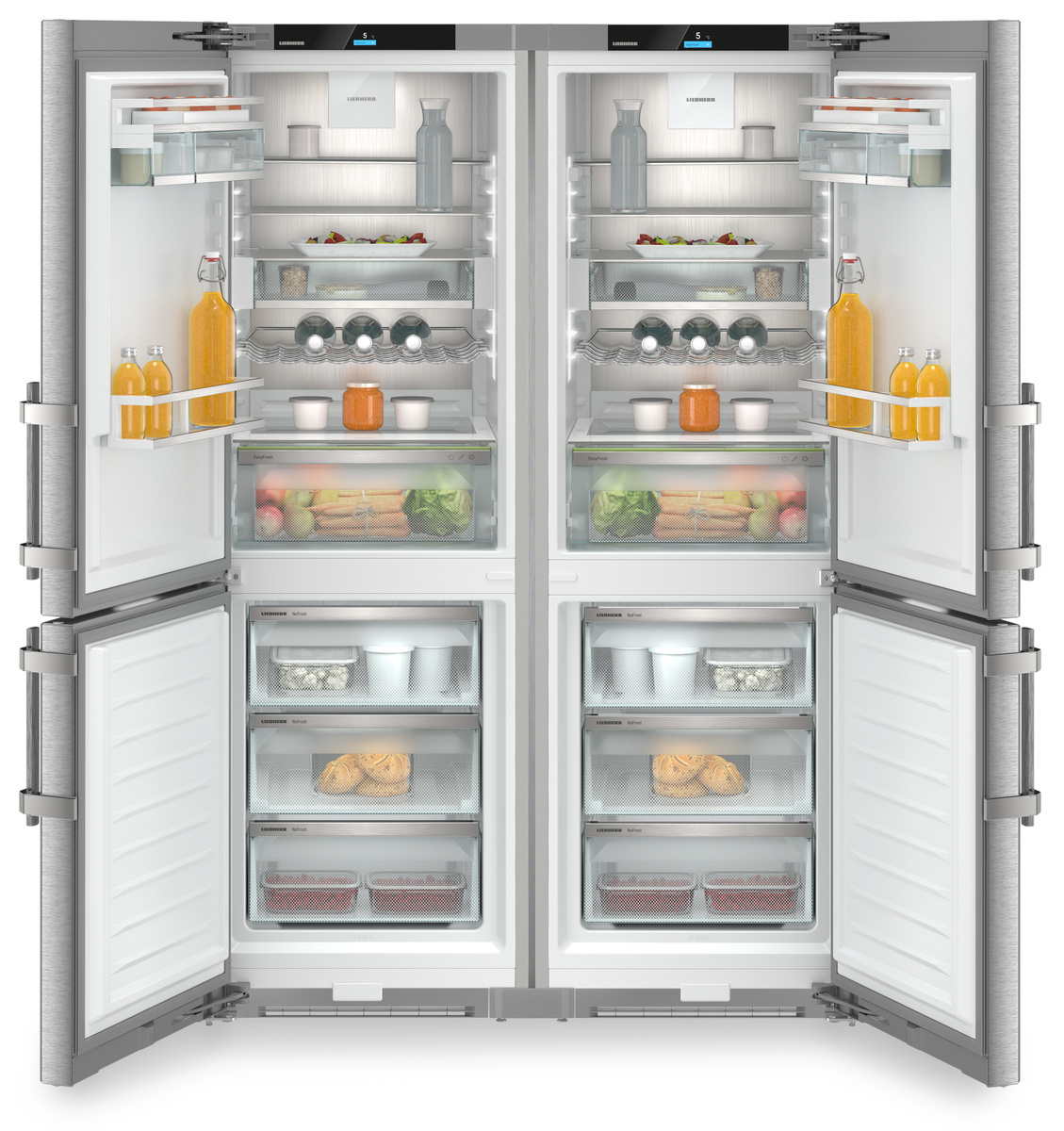 Liebherr 4 Doors Side by Side Refrigerator NoFrost - Image 3