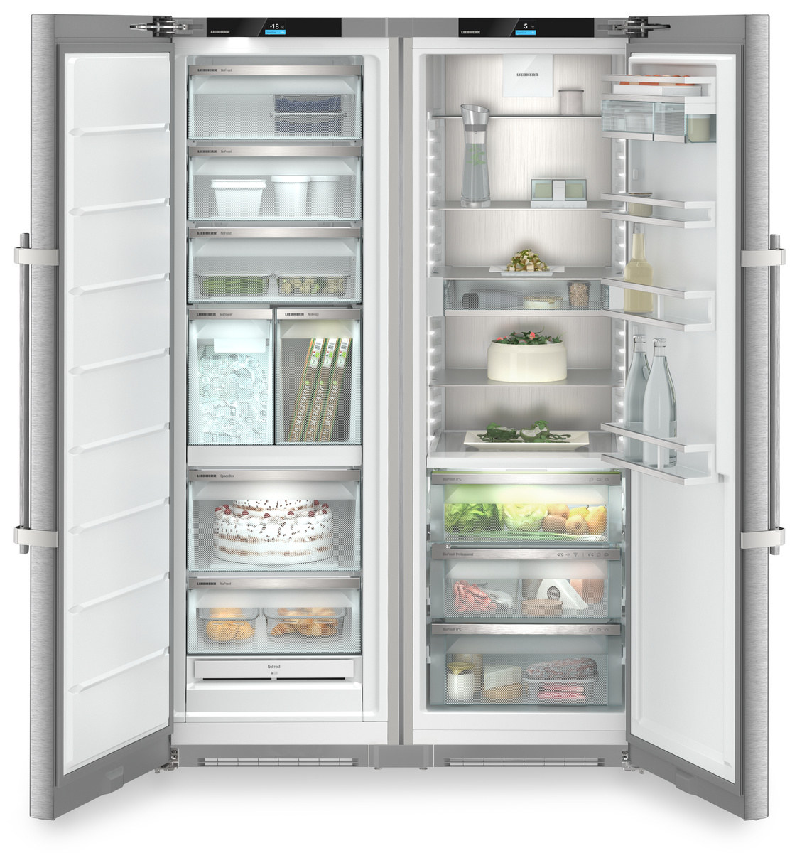 Liebherr 2 Doors Side by Side Refrigerator NoFrost - Image 3