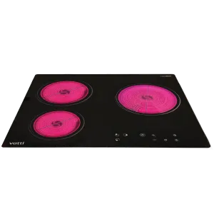 Vatti 3 Burner Ceramic Cooker Hob