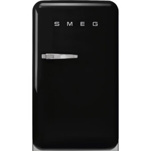 Smeg Black, 50’S Retro Style Mini Single Door Refrigerator