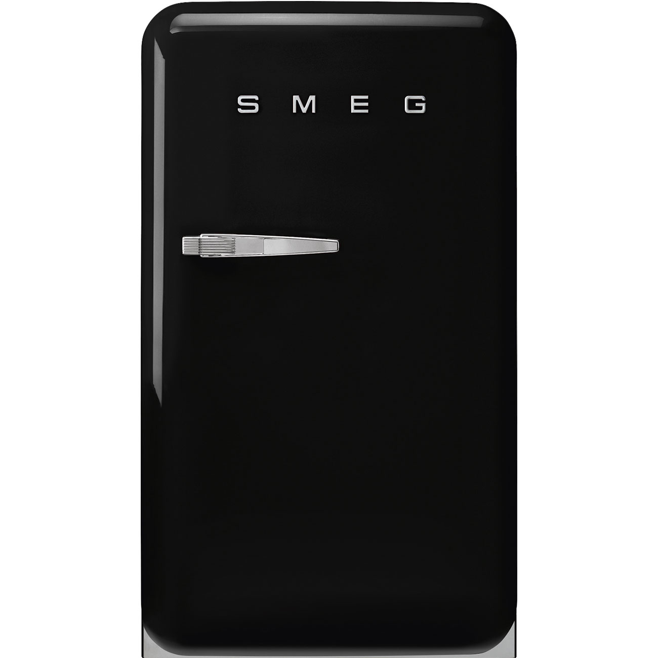 Smeg Black, 50’S Retro Style Mini Single Door Refrigerator