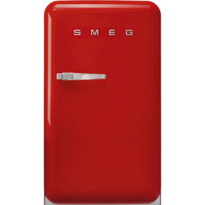 Smeg Red, 50’S Retro Style Mini Single Door Refrigerator