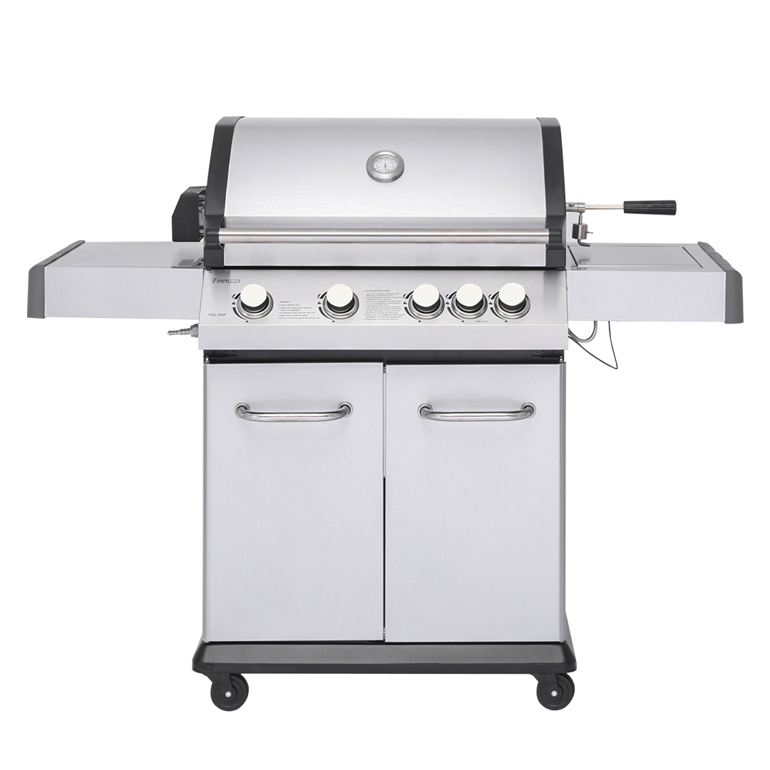 Firenzzi 4 Burners + 1 Side Burner Free Standing BBQ Expert Grill