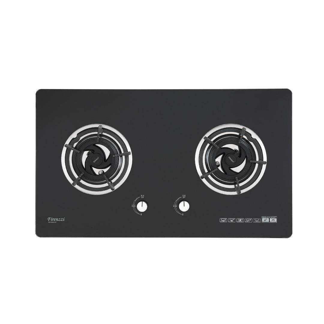 Firenzzi 2 Burners Glass Hob