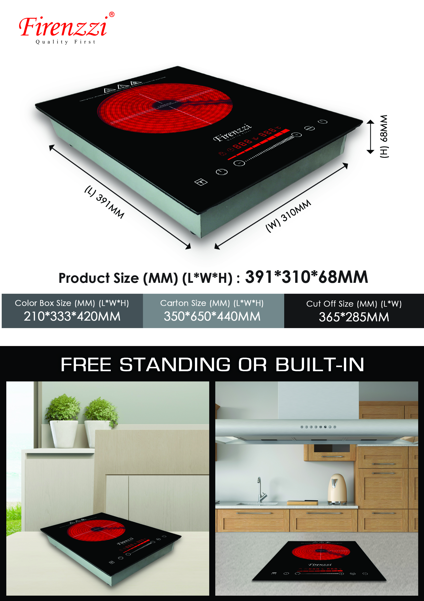 Firenzzi Induction Hob - Image 2