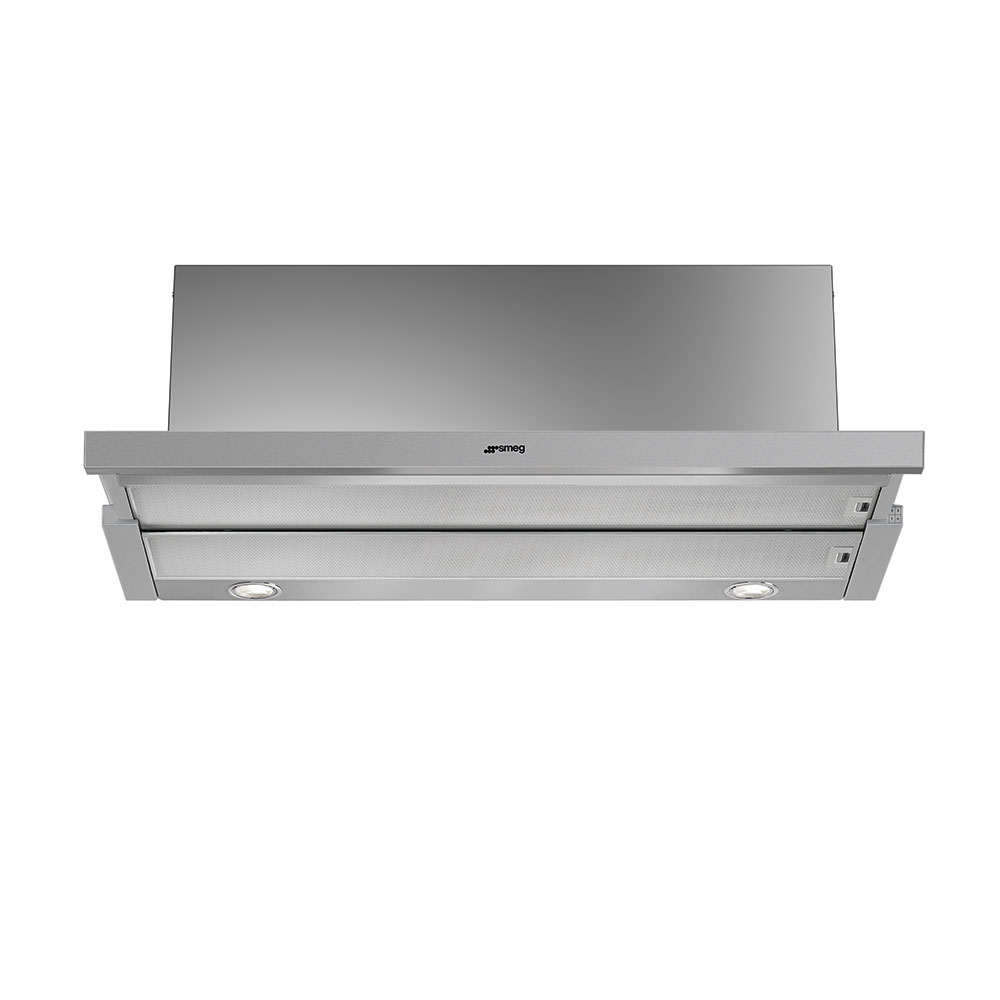 Smeg 90cm Telescopic Hood With Stainless Steel Front Panel
