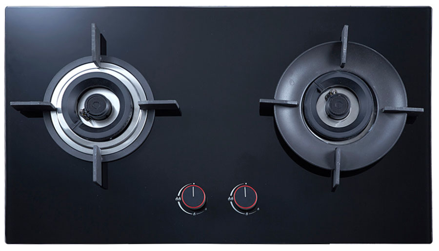 Lebensstil Kolektion 86 Series Volcano Wok Glass Hob 2 Burner