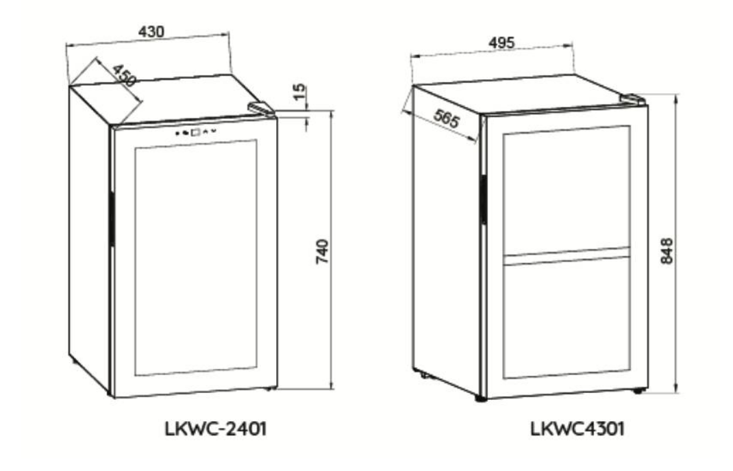 Lebensstil Kolektion Temperature Wine Chiller - Image 2