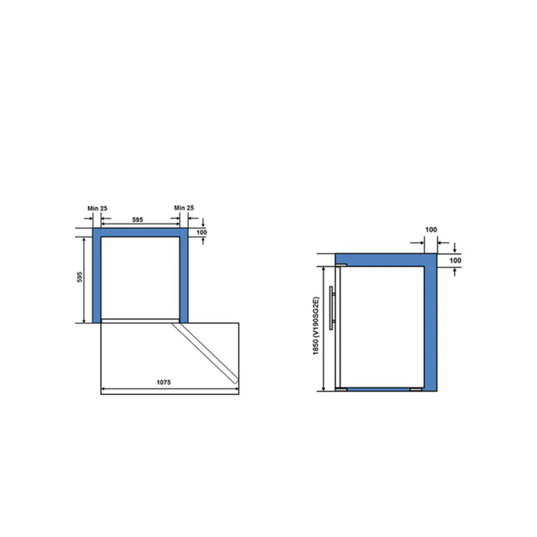 Vintec DualTemperature Zone Wine Storage Cabinet - Image 2
