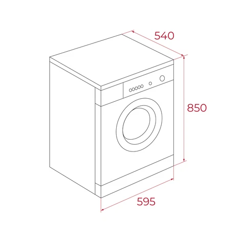 Teka Washing machine with 9 kg capacity - Image 2